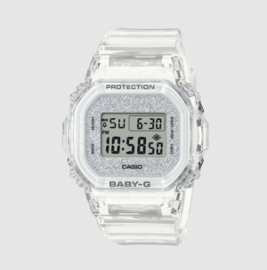 Casio Baby-G Watch BGD-565GC-7 Glittery Clear Skeleton Watch