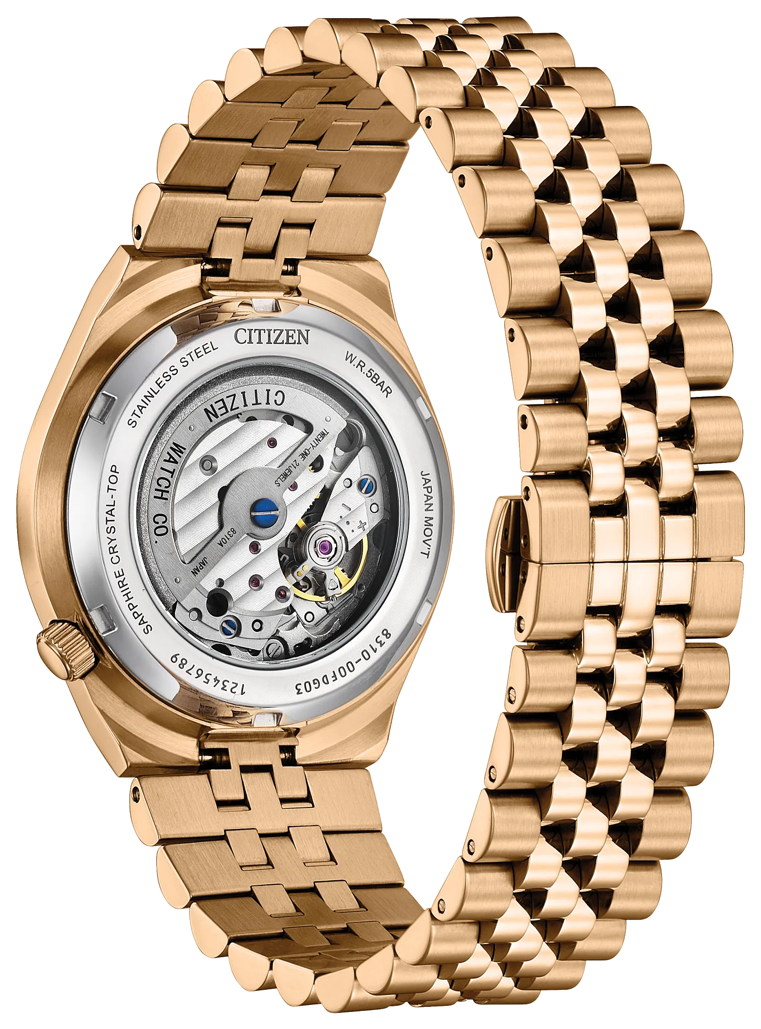 Citizen NK0023-57L automatic watch, official product view 2