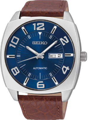 Seiko SNKN37 watch with blue dial