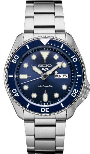Seiko SRPD51 watch with blue dial