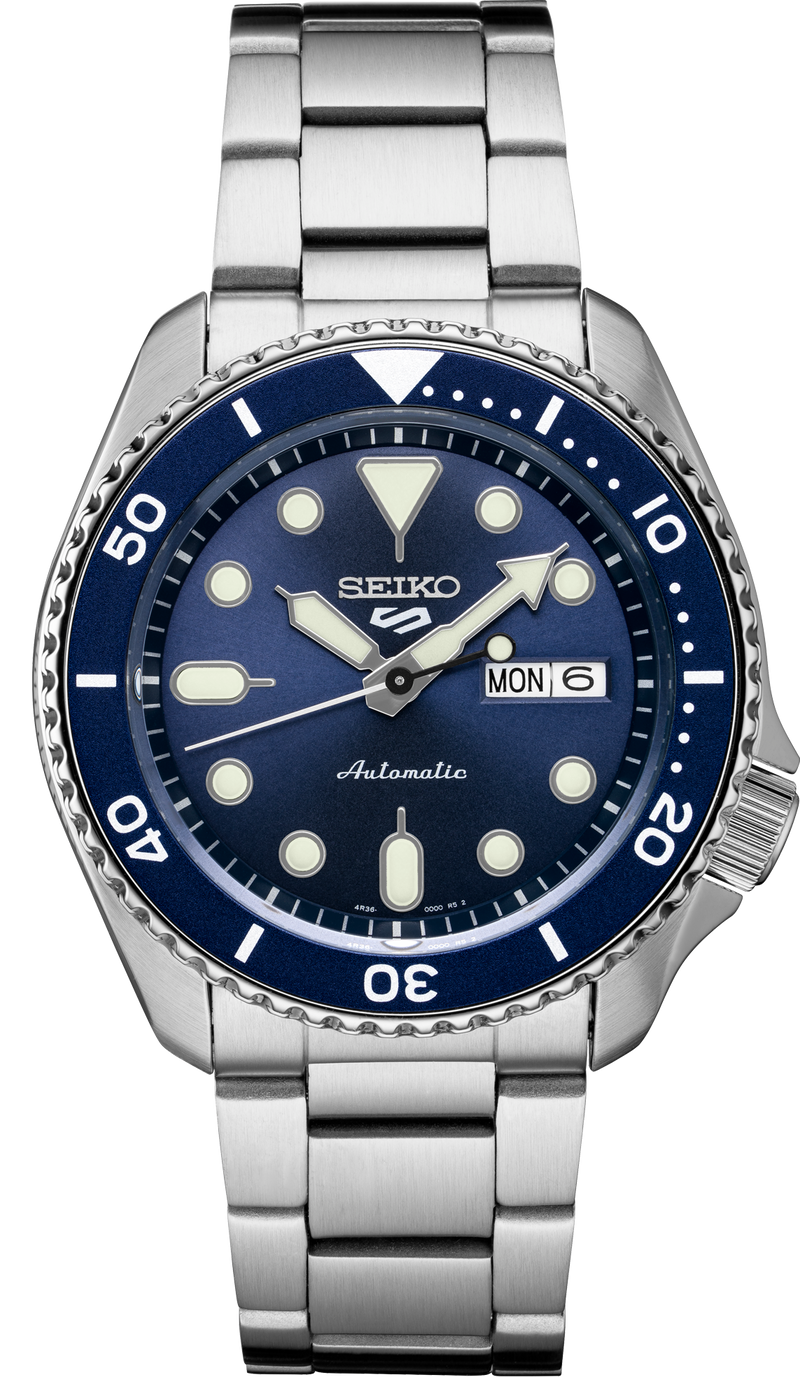 Seiko SRPD51 watch with blue dial