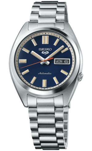 Seiko SRPK87 watch with blue dial