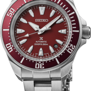Seiko SRPL11 red dial Prospex diver – view 1