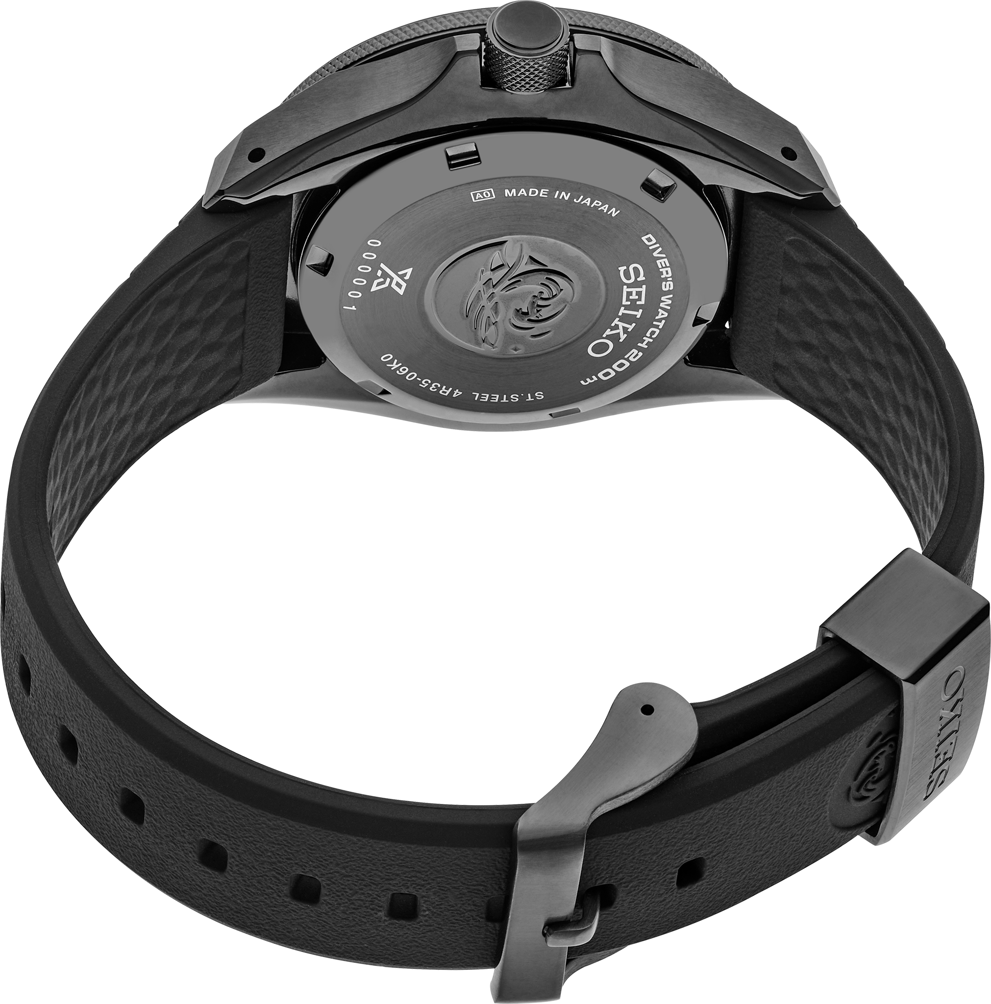 Seiko SRPL15 black dial Prospex diver – view 3