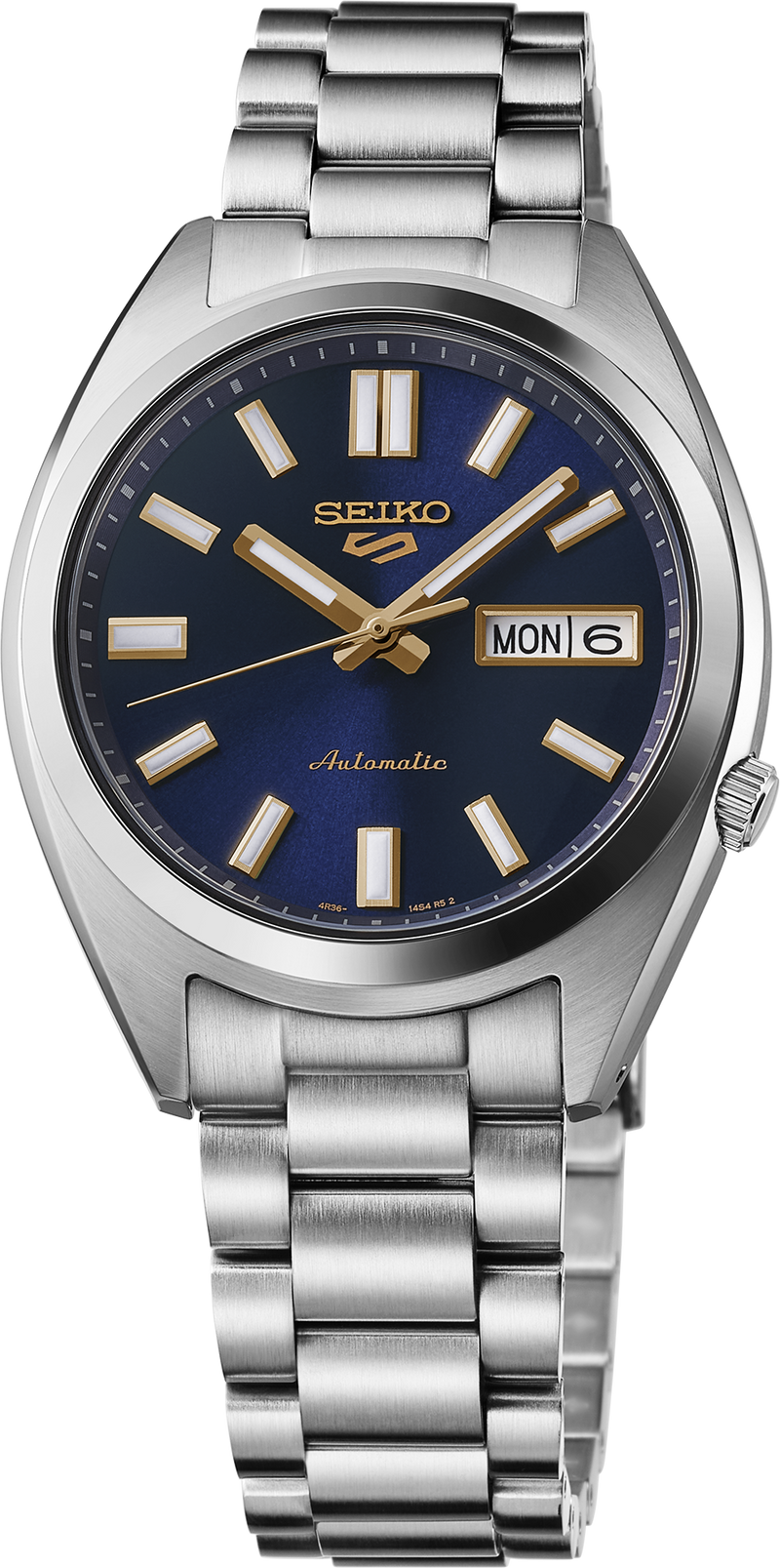 Seiko SRPL55 watch with blue dial