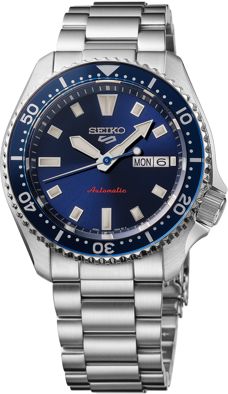 Seiko SRPL83 watch with blue dial