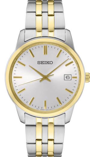 Seiko SUR402 watch with white dial