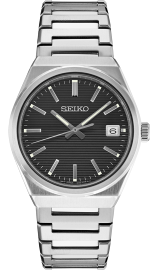 Seiko SUR557 watch with black dial