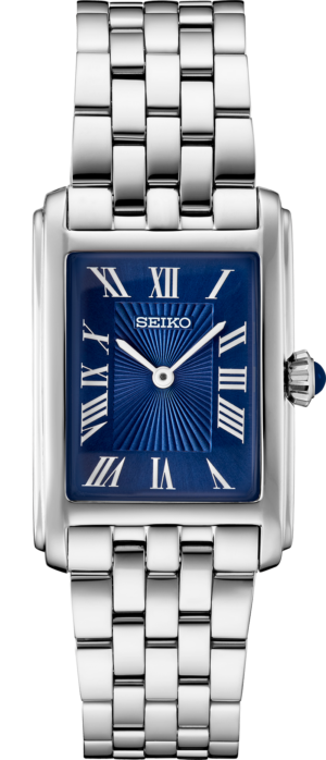 Seiko SWR085 watch with blue dial